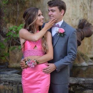 Pink Sherri hill dress size 2